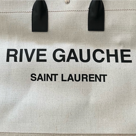 Saint Laurent Rive Gauche tote beige - Picture 8 of 10